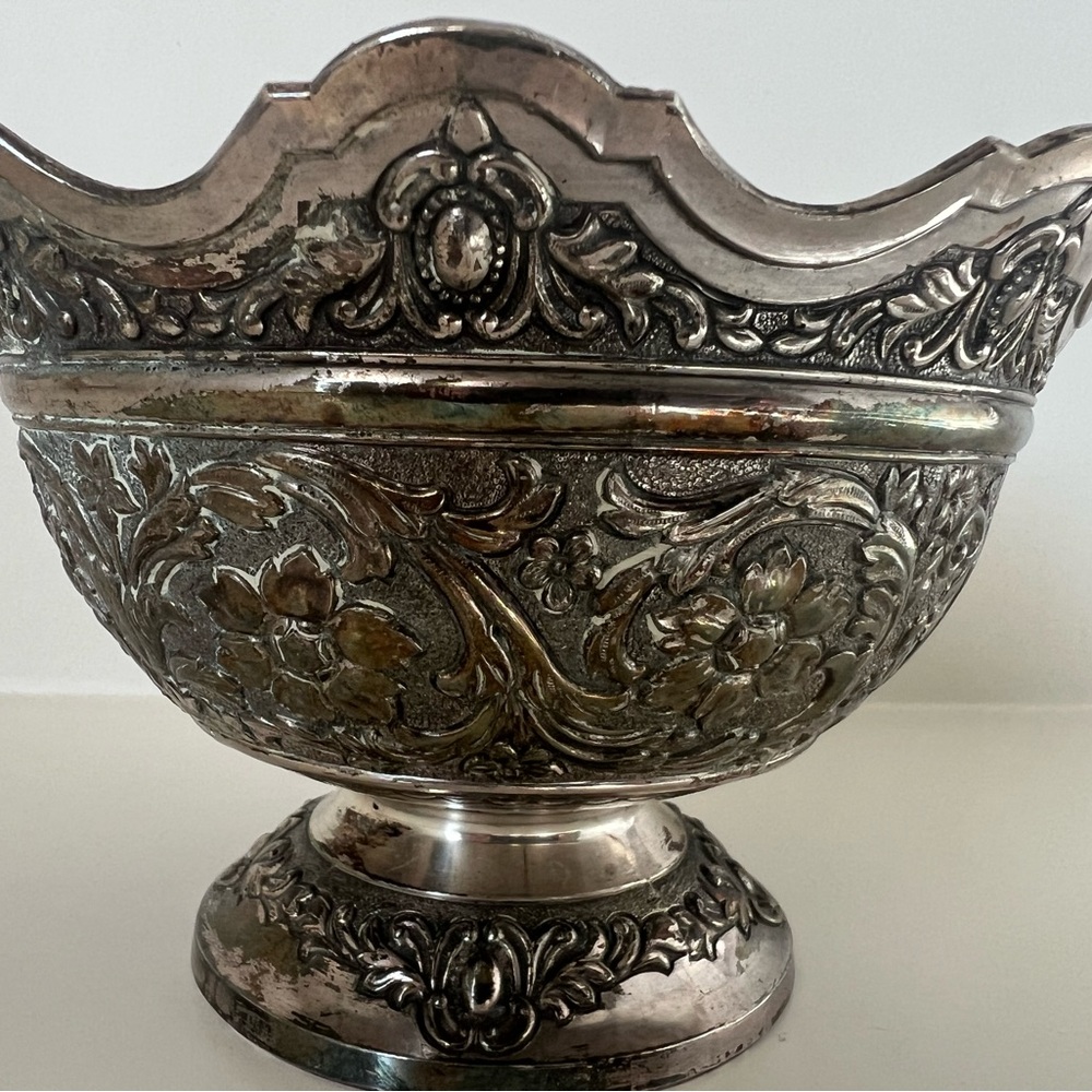 Vintage Silver Decorative Bowl - Picture 4 of 7